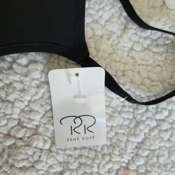 NWT Rene Rofe sz 34C black soft comfort wire free bra - Picture 6 of 6
